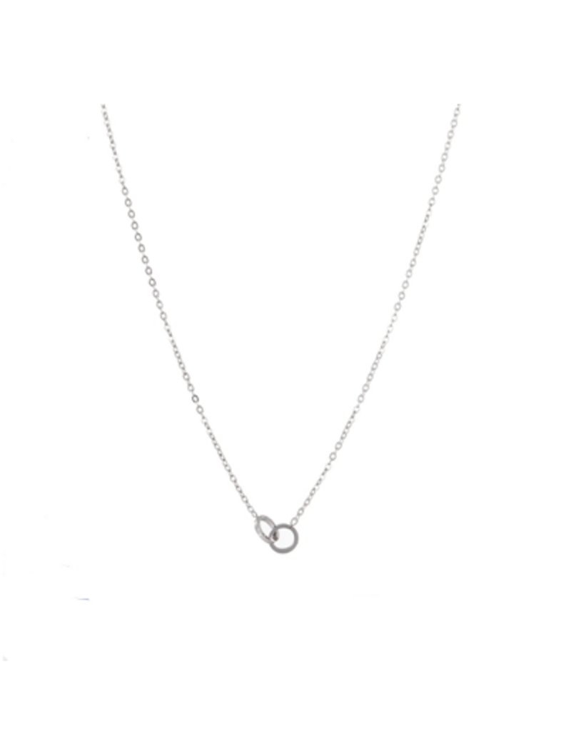 Go Dutch Label D&E | Kleine dubbele cirkel ketting