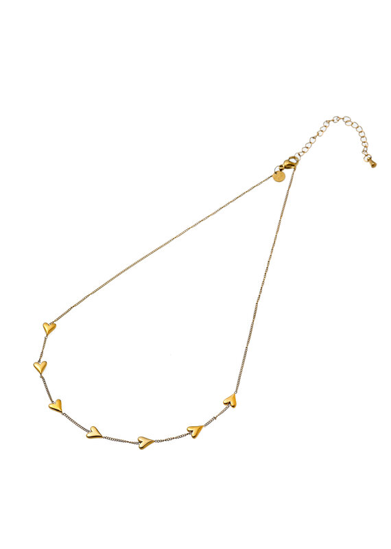 Go Dutch Label D&E | Lot of hearts necklace