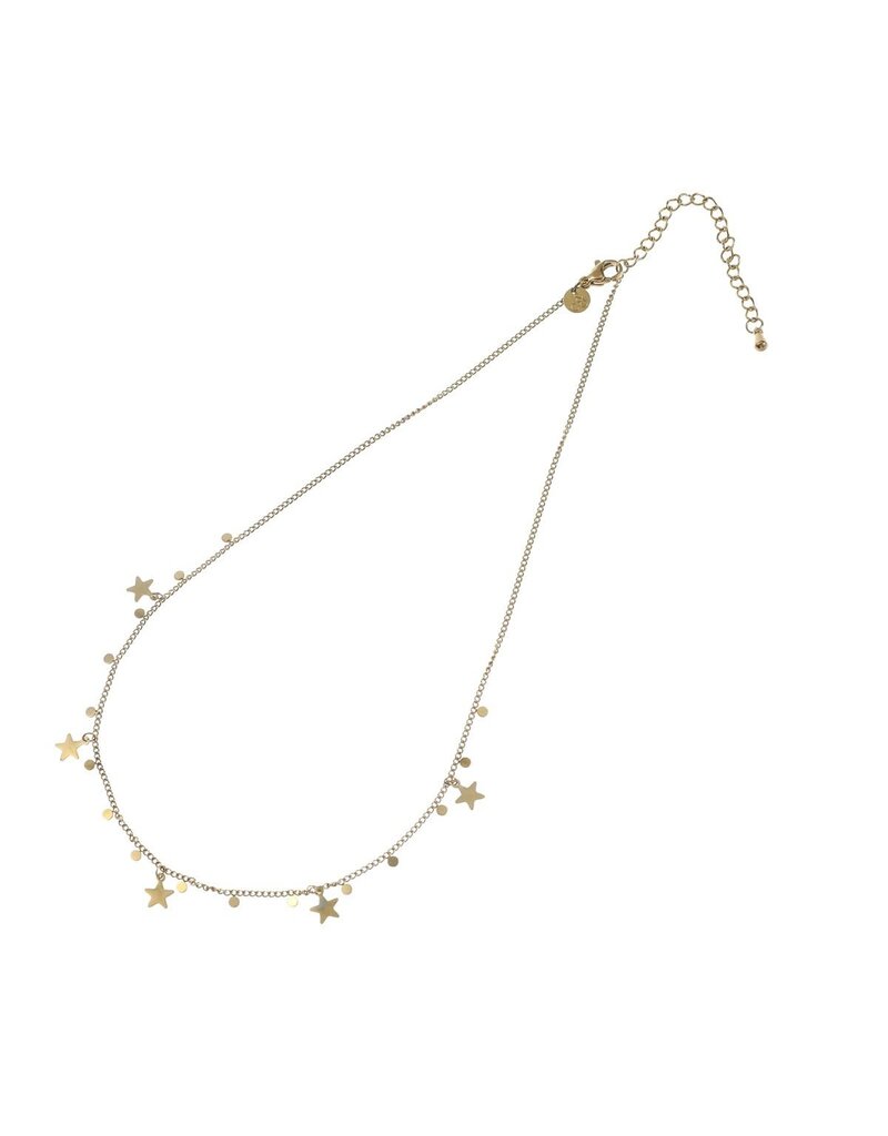 Go Dutch Label D&E | Ketting met sterretjes en kleine muntjes