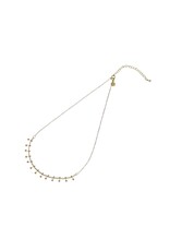 Go Dutch Label D&E | Ketting met gouden bolletjes
