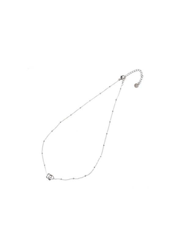 Go Dutch Label D&E | Ketting met twee hartjes
