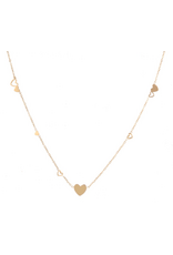 Go Dutch Label D&E | Cute hearts necklace