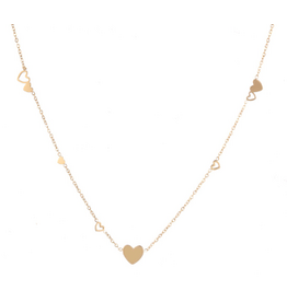 Go Dutch Label D&E | Cute hearts necklace