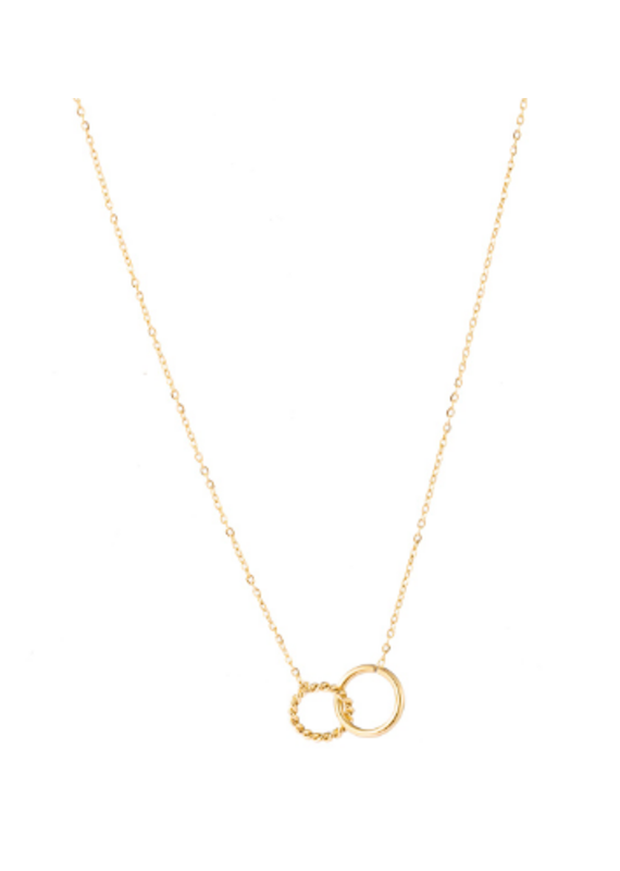 Go Dutch Label D&E | Ketting Double Hoop
