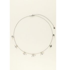 My Jewellery My Jewellery | Shapes ketting met zoetwaterparel & rondjes