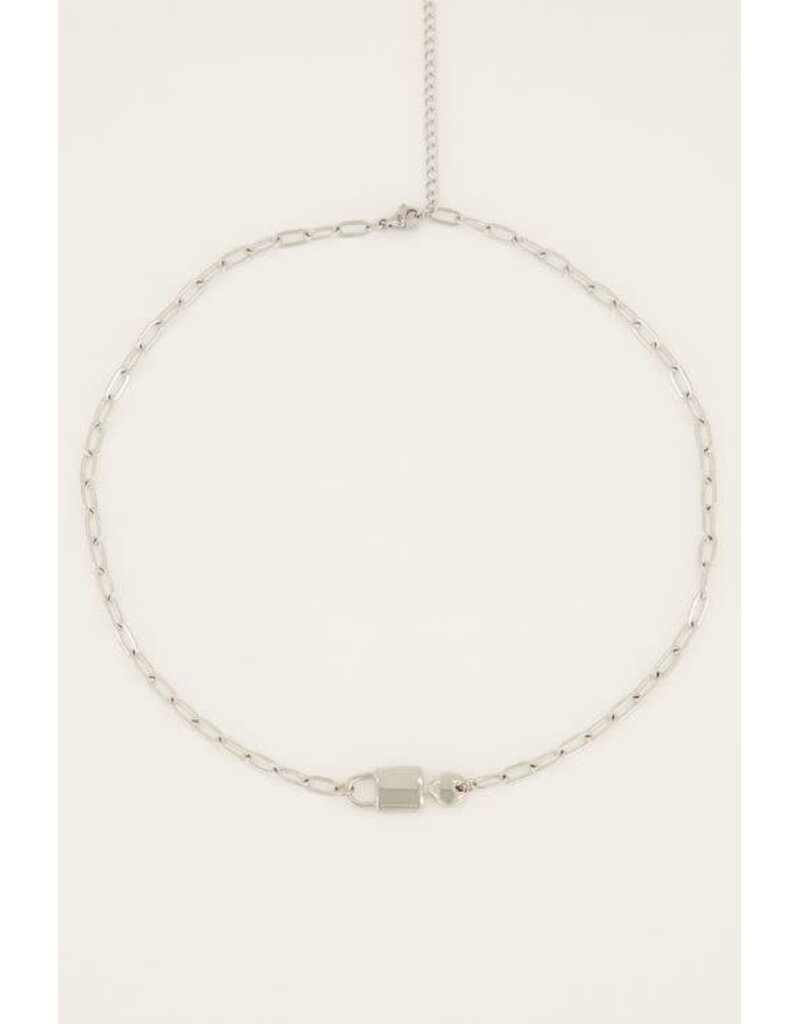 My Jewellery My Jewellery | Iconic schakelketting met liefdesslot