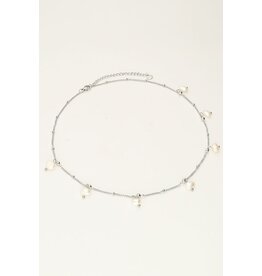 My Jewellery My Jewellery | Minimalistische ketting met bolletjes en parels