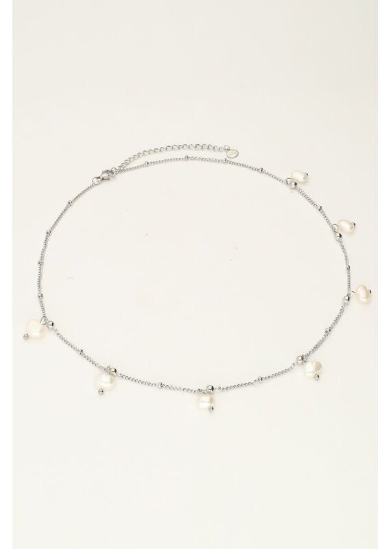 My Jewellery My Jewellery | Minimalistische ketting met bolletjes en parels