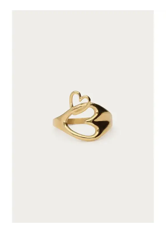 My Jewellery Minimalistische ring met open hart