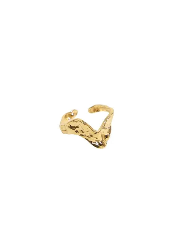 21Jewelz Ring met geribbeld effect