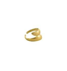 21Jewelz Gestreepte retro ring