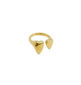 21Jewelz Chunky hartjes ring
