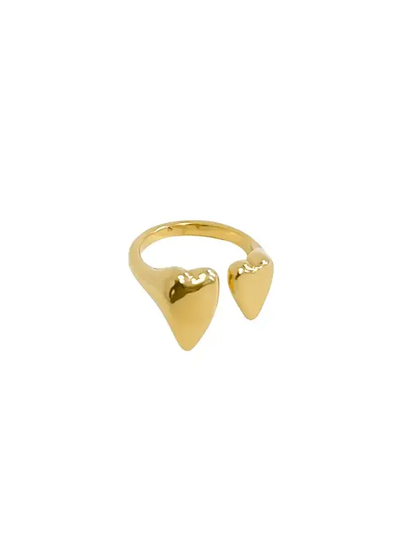 21Jewelz Chunky hartjes ring