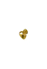 21Jewelz Dubbele statement ring met structuur