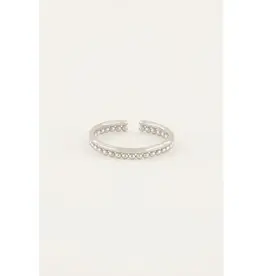 My Jewellery Iconic smalle ring met bolletjes