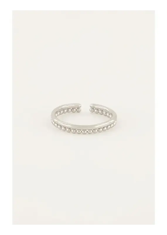 My Jewellery Iconic smalle ring met bolletjes