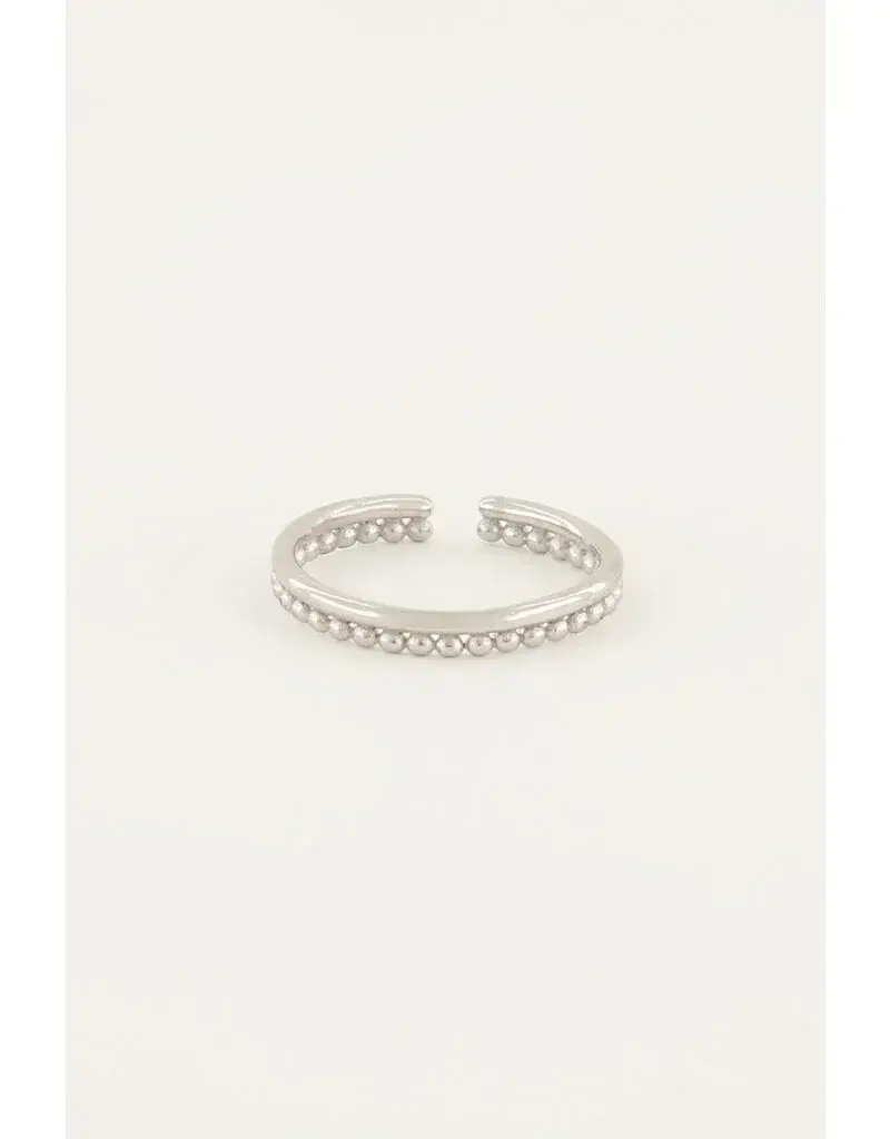 My Jewellery Iconic smalle ring met bolletjes