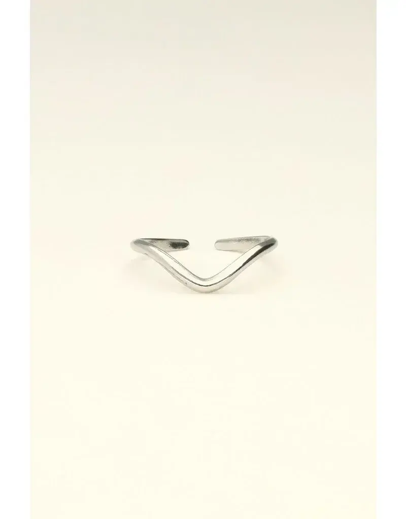 My Jewellery Ring met V shape