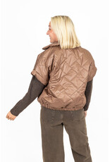 21Jewelz Gewatteerde bodywarmer - camel