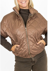 21Jewelz Gewatteerde bodywarmer - camel