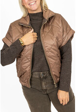 21Jewelz Gewatteerde bodywarmer - camel