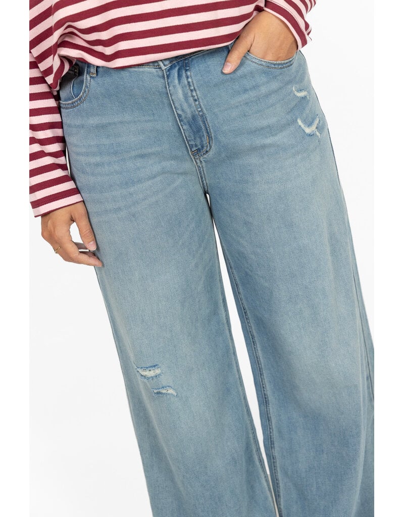 Queen Hearts Super stretch wide leg jeans