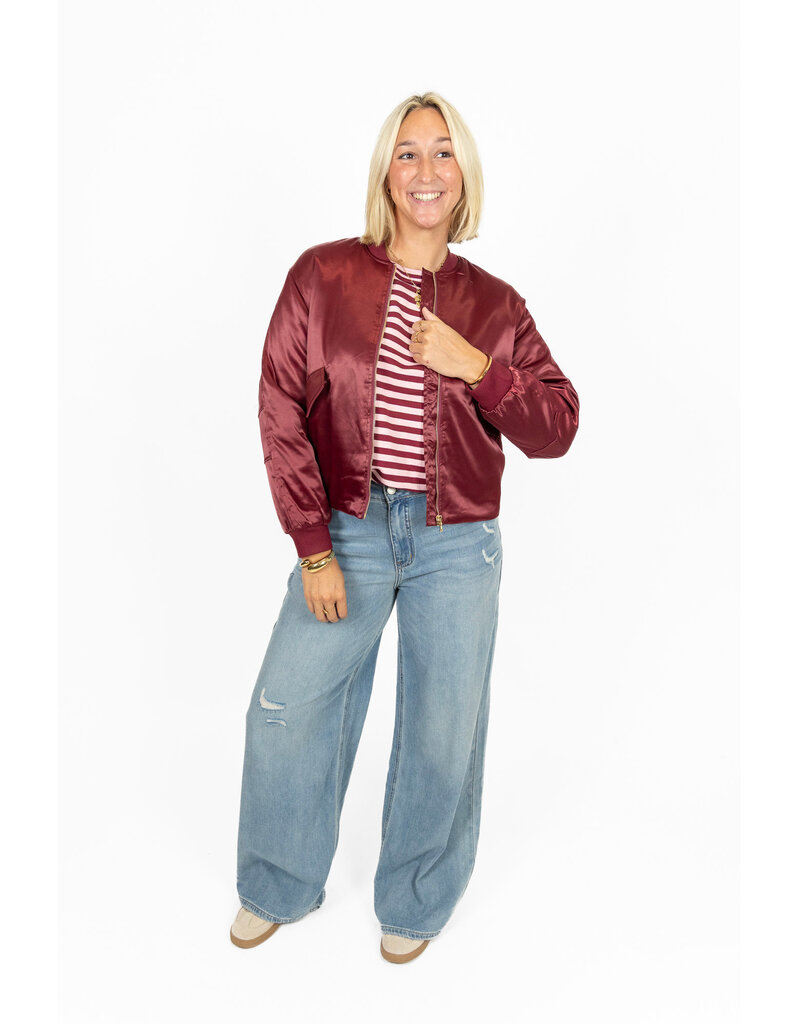 21Jewelz - The Label 21Jewelz | Bomber Myrthe - bordeaux
