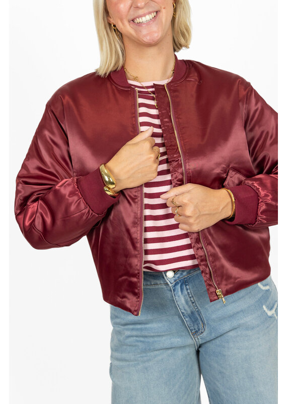 21Jewelz - The Label 21Jewelz | Bomber Myrthe - bordeaux