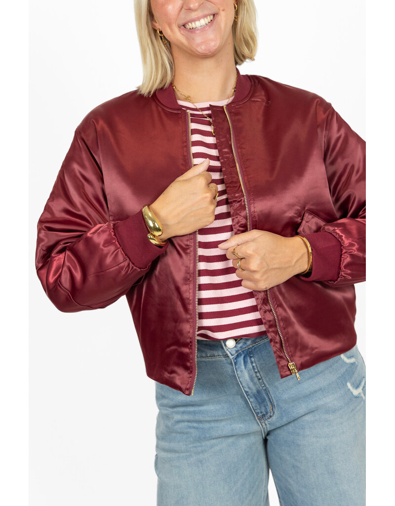 21Jewelz - The Label 21Jewelz | Bomber Myrthe - bordeaux