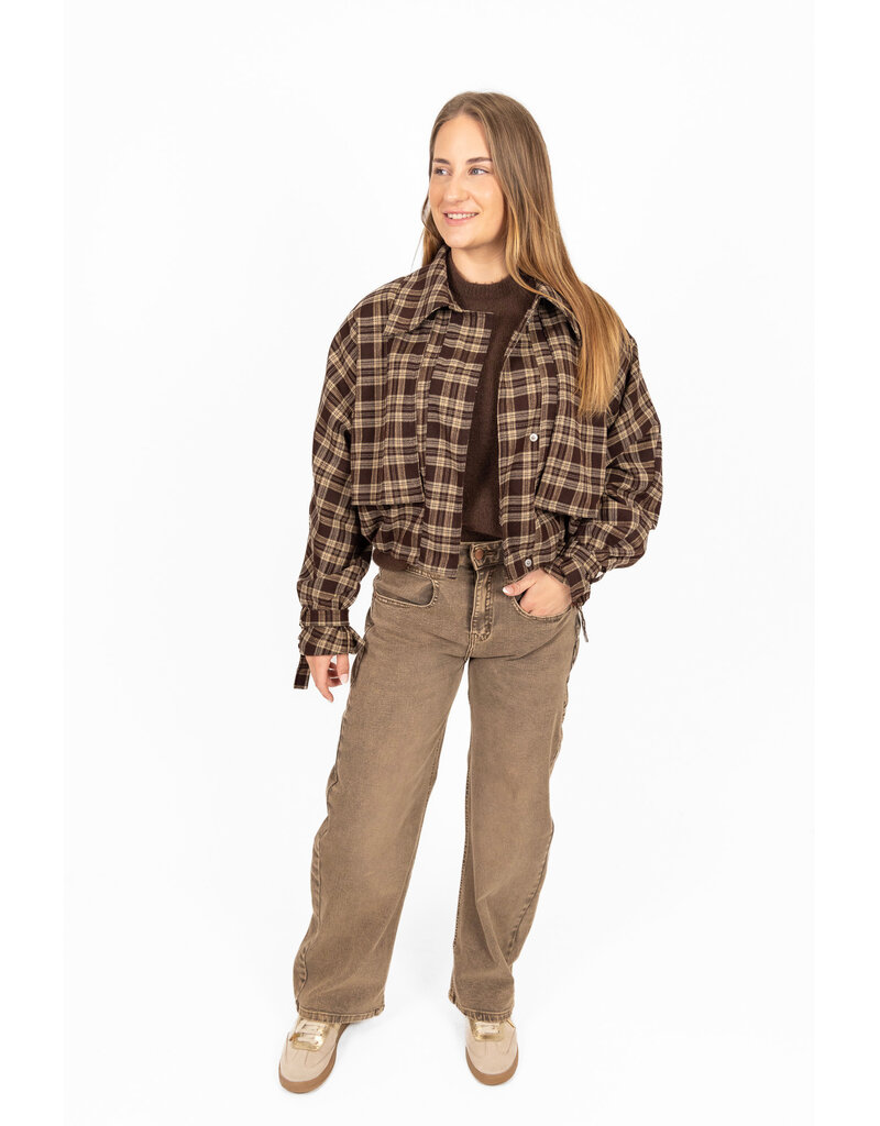 Jewelly Barrel jeans - washed taupe