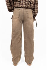 Jewelly Barrel jeans - washed taupe