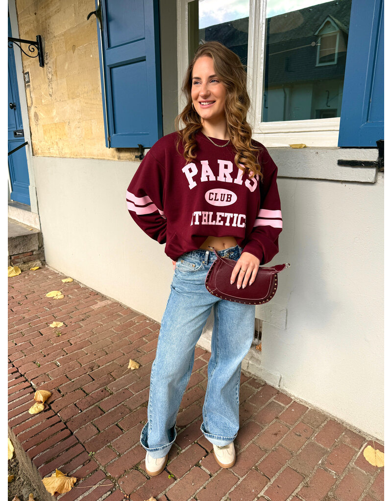 21Jewelz Sweater Paris Athletics - bordeaux/roze