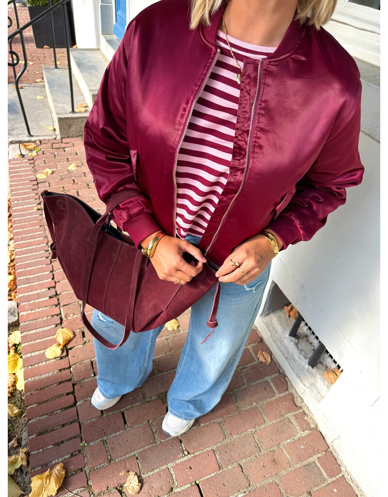 21Jewelz - The Label 21Jewelz | Bomber Myrthe - bordeaux
