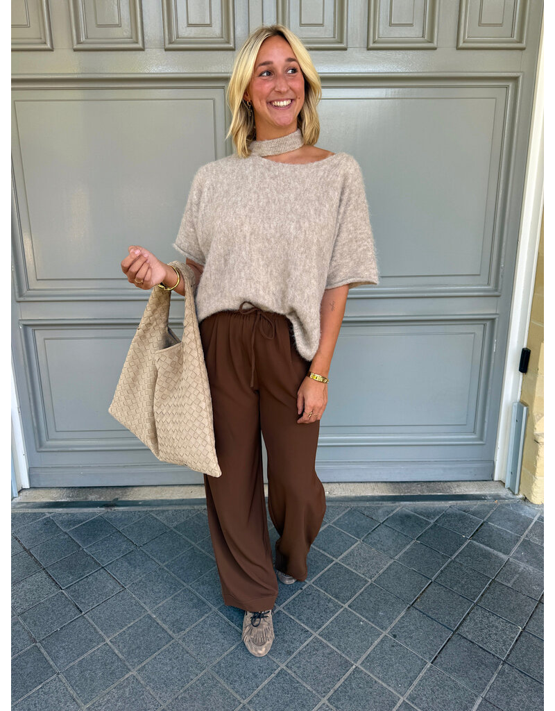 21Jewelz Losvallende broek - bruin