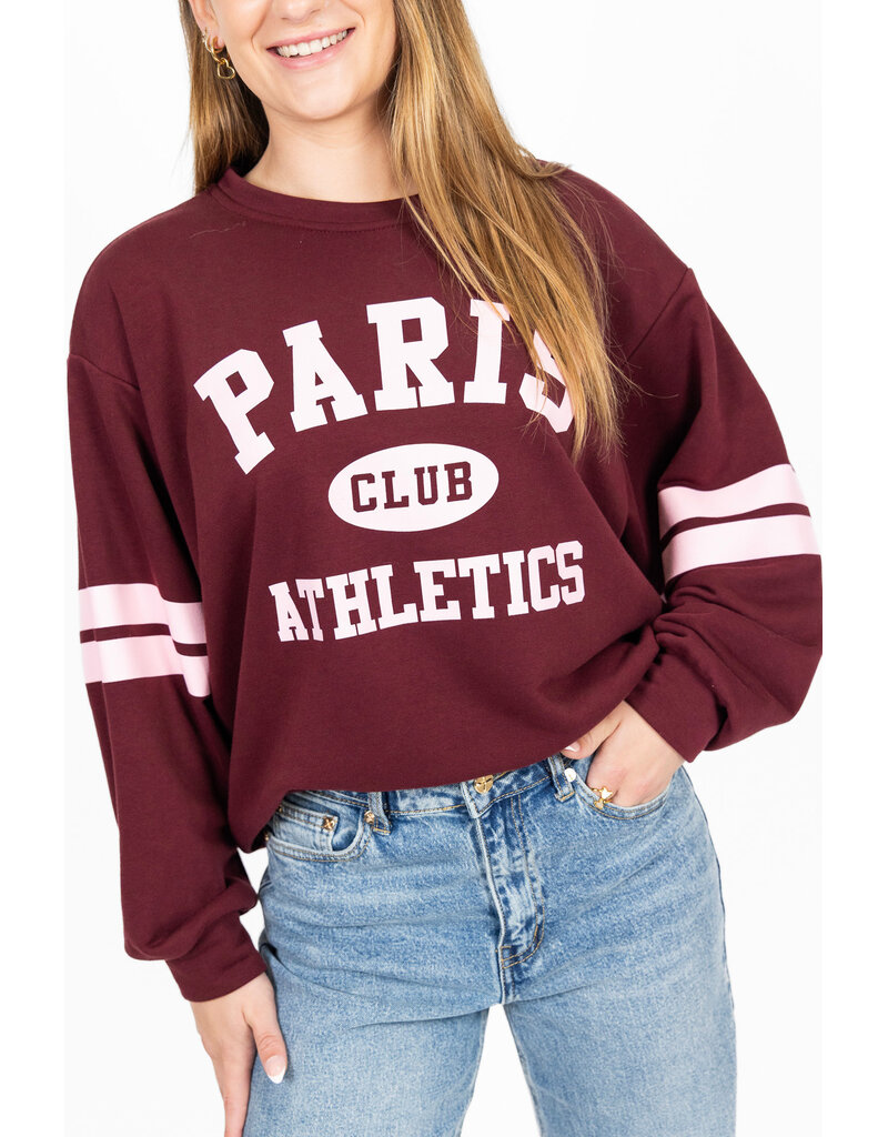 21Jewelz Sweater Paris Athletics - bordeaux/roze