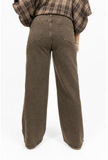 Queen Hearts Wide leg jeans - bruin