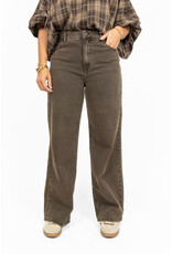 Queen Hearts Wide leg jeans - bruin