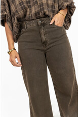 Queen Hearts Wide leg jeans - bruin