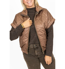 21Jewelz Gewatteerde bodywarmer - camel