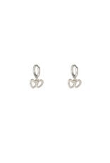 Go Dutch Label Double heart hoop