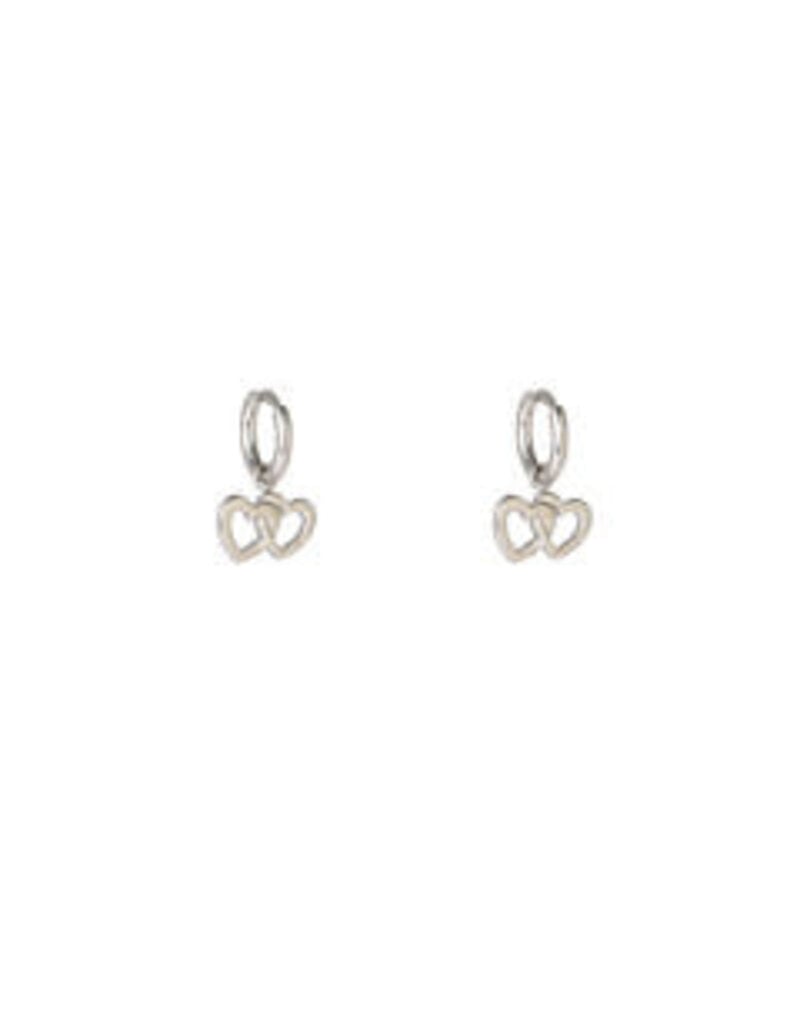 Go Dutch Label Double heart hoop