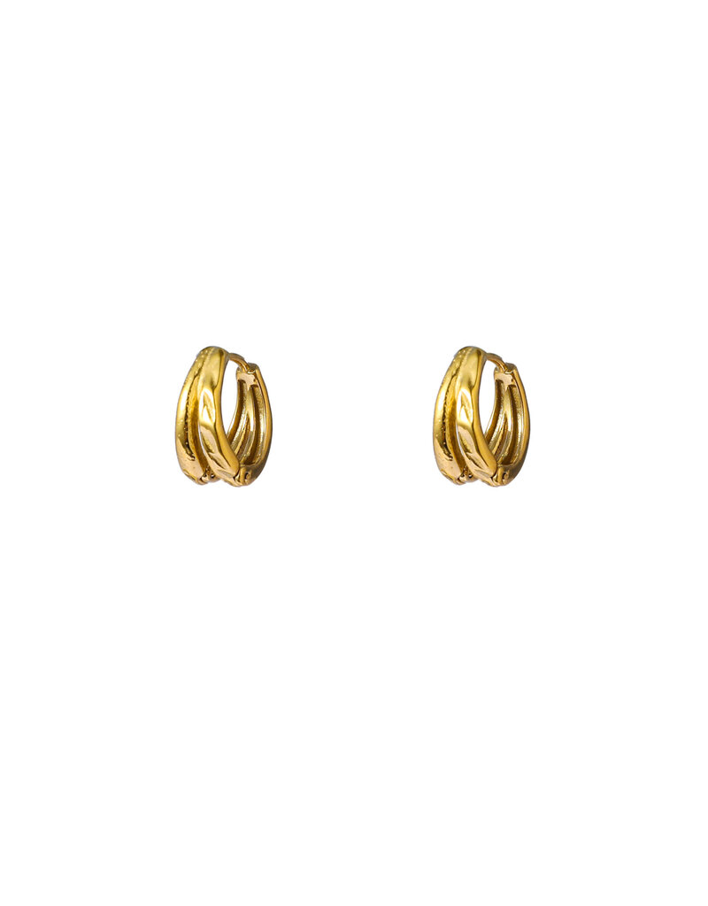 Go Dutch Label Sparkle double line hoop