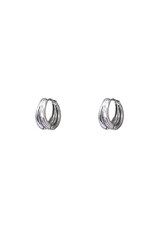Go Dutch Label Sparkle double line hoop