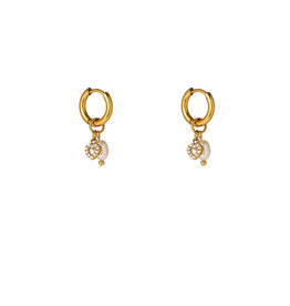 Go Dutch Label Pearl + heart hoop