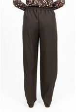 Azzurro Pantalon met knoop - donkerbruin
