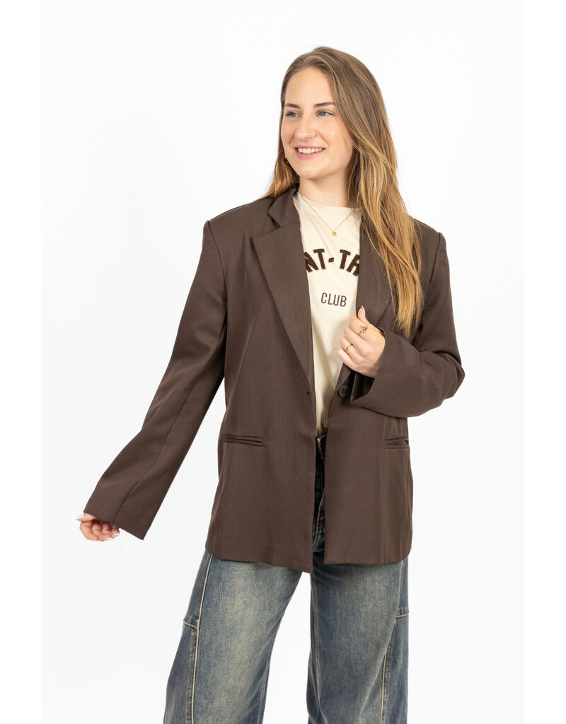 21Jewelz Basic blazer - bruin