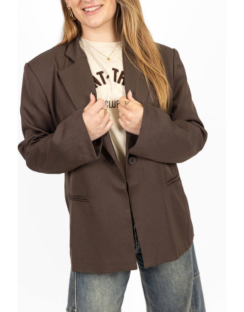21Jewelz Basic blazer - bruin