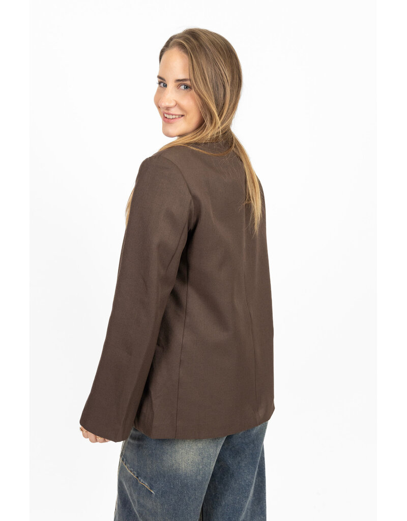 21Jewelz Basic blazer - bruin