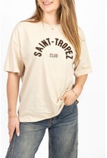 21Jewelz T-shirt Saint-Tropez club - beige/bruin