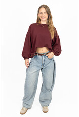 The social club sweater - bordeaux
